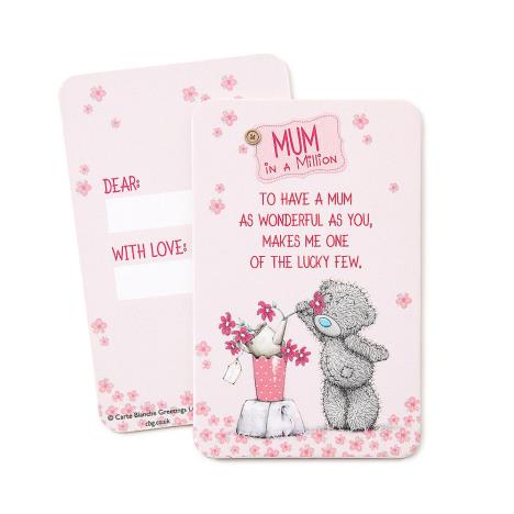 Mum In A Million Me to You Bear Keepsake Message Card £0.99